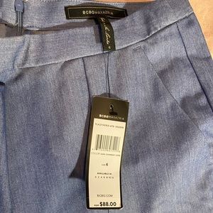 BCBGMAXAZRIA dark chambray size 6 capri with tags!